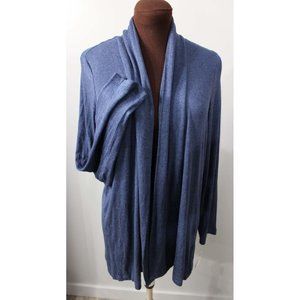 BNWT STYLE & CO WOMENS CARDIGAN SIZE MEDIUM DEEP INDIGO BLUE LIGHT